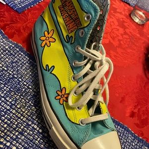 The Mystery Machine Converse Shoes size 12